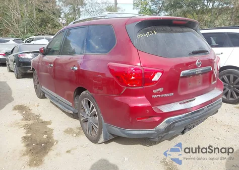2018 Nissan Pathfinder Platinum from USA, damaged, VIN 5N1DR2MN6JC611235